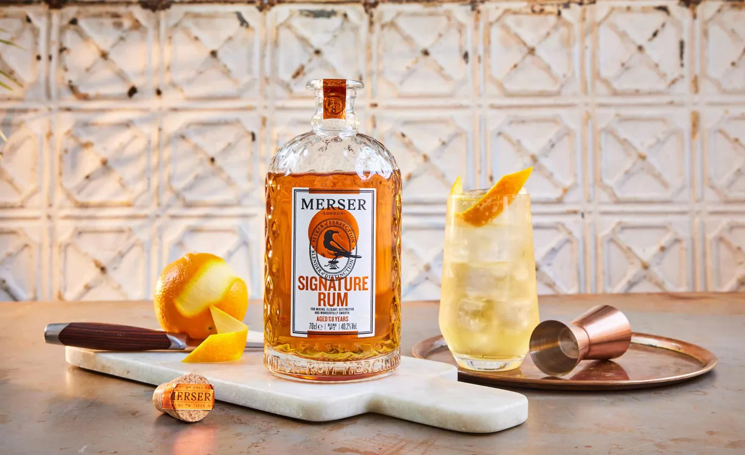 Merser Signature golden rum 8 jaar zacht