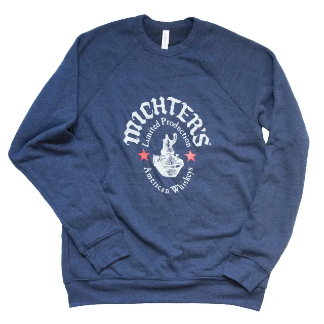 Michter's Cozy Heathered Crewneck Sweater unisex