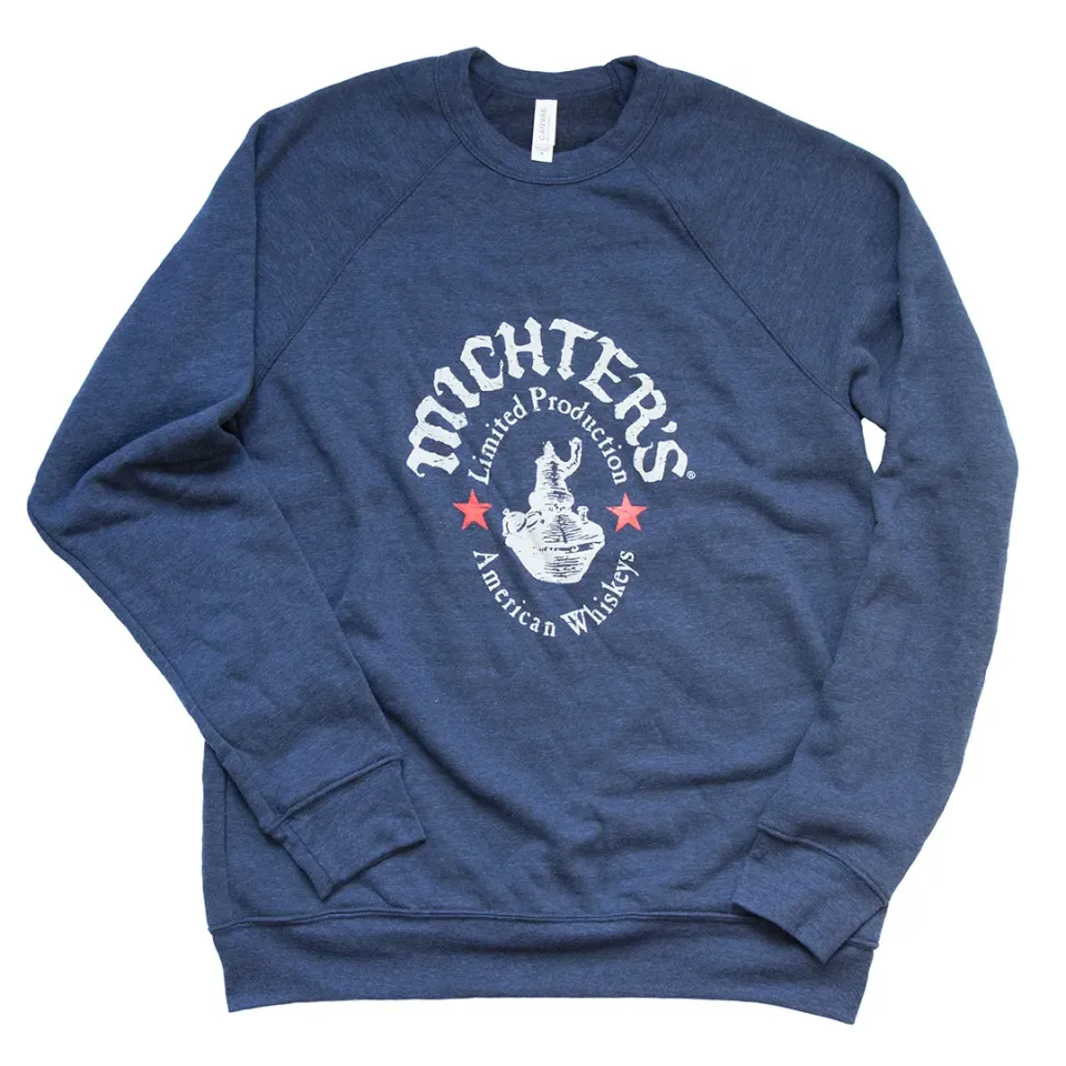 Michter's Cozy Heathered Crewneck Sweater unisex