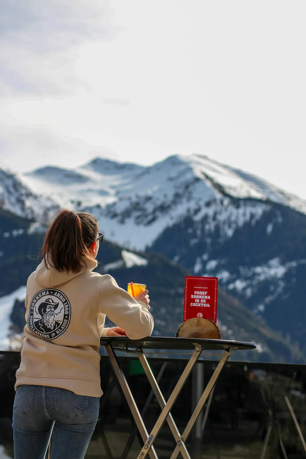 Sonnema Berenburg Fedde’s Beige Hoodie Trui Katoen