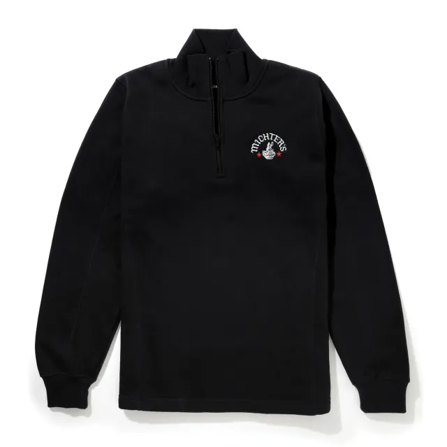 Michter's 1/4 Zip dames sweater geborduurd