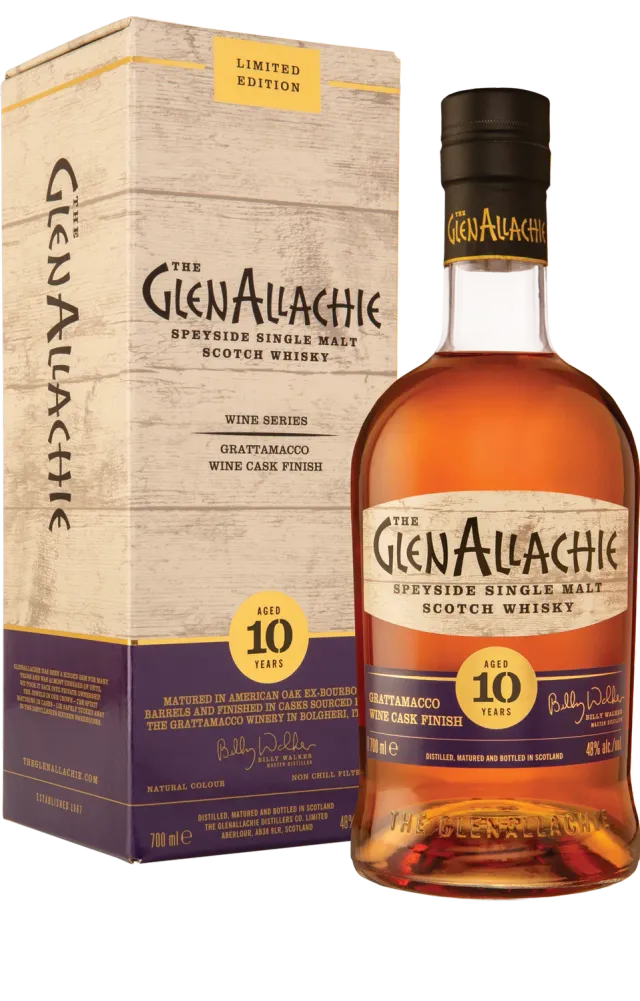 GlenAllachie 10 Year Old Grattamacco whisky wijnvat