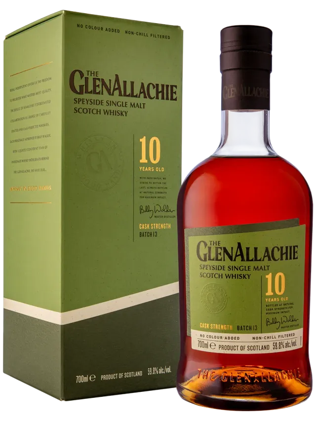 GlenAllachie 10 Year Cask Strength whisky Batch 13 sherry