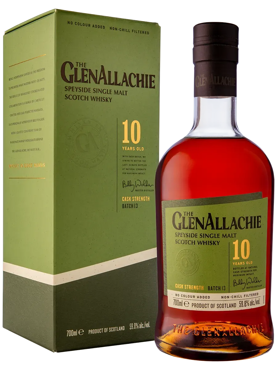 GlenAllachie 10 Year Cask Strength whisky Batch 13 sherry