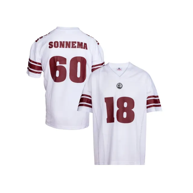 Sonnema Berenburg Jersey Wit Shirt Donkerrood S-3XL