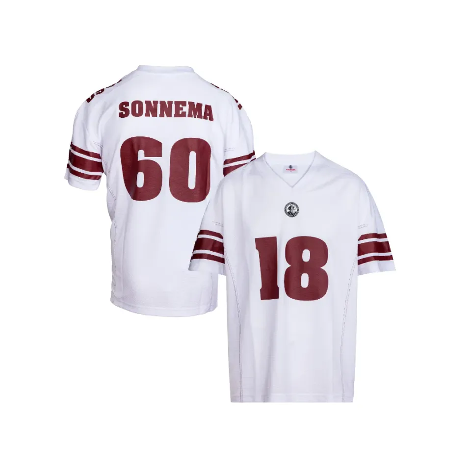 Sonnema Berenburg Jersey Wit Shirt Donkerrood S-3XL