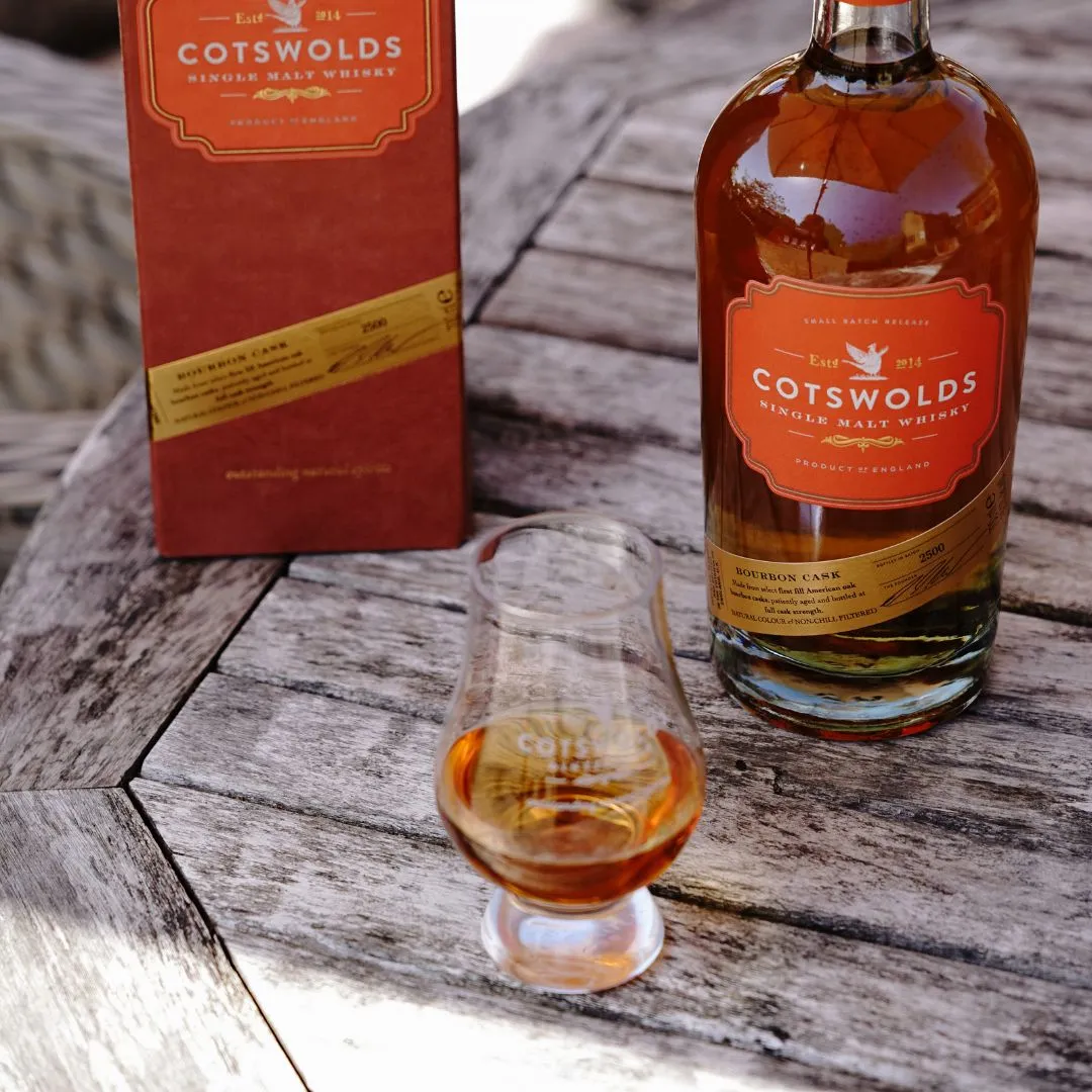 Cotswolds Bourbon Cask Single Malt whisky vatgerijpt
