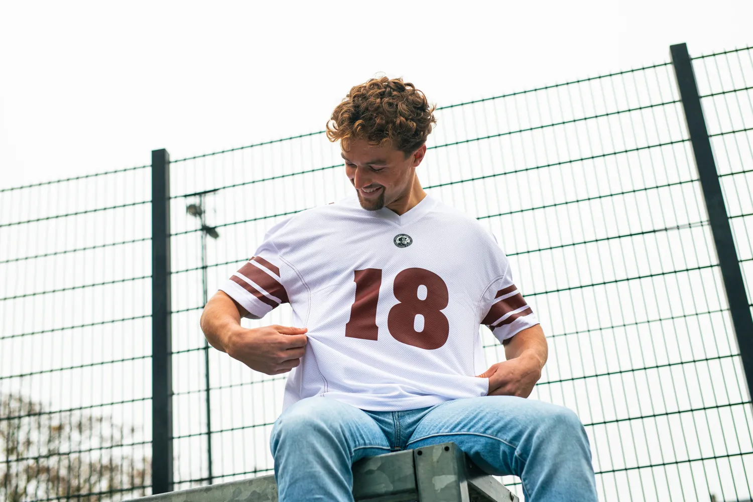 Sonnema Berenburg Jersey Wit Shirt Donkerrood S-3XL