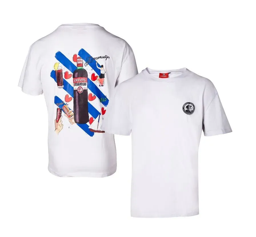 Sonnema Berenburg Fryske Shirt wit Friese vlag