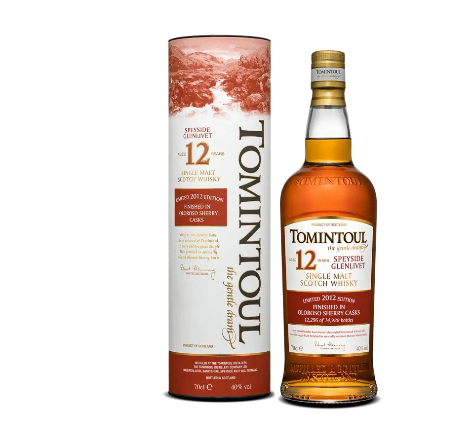 Tomintoul 12 Years Old 2012 Oloroso Sherry Cask Finish whisky