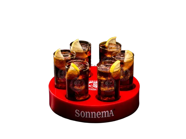 Sonnema Rondje dienblad tray voor 6 glazen