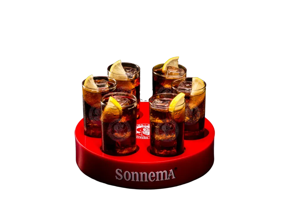 Sonnema Rondje dienblad tray voor 6 glazen