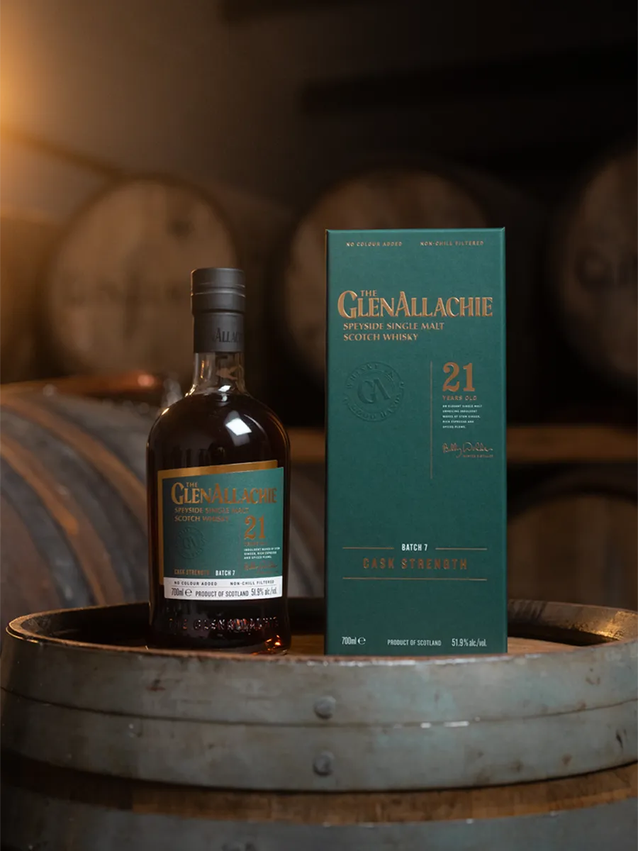 GlenAllachie 21 Year Old whisky cask strength batch 7 51,9%