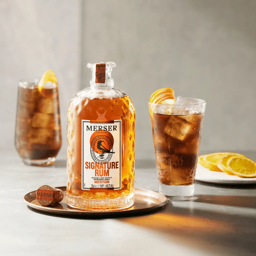 Merser Signature golden rum 8 jaar zacht