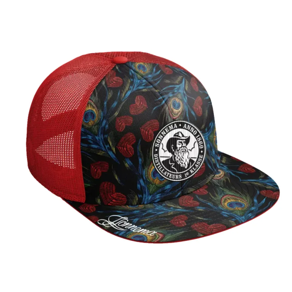 Sonnema Berenburg Fedde truckerscap 2023 rood