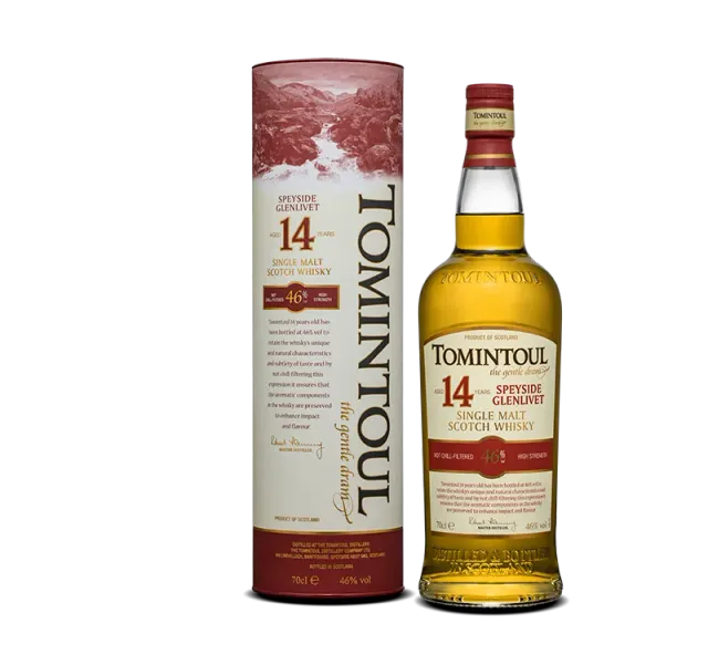 Tomintoul 14 Years Old whisky bourbonvat