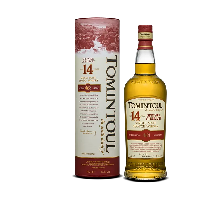 Tomintoul 14 Years Old whisky bourbonvat