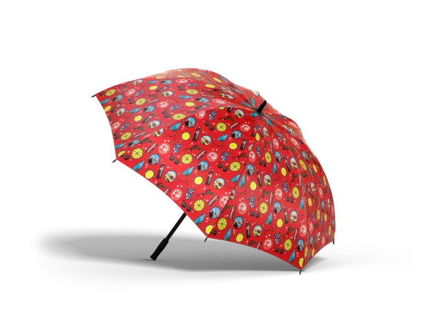 Sonnema Berenburg paraplu rood automatisch 68,5 cm