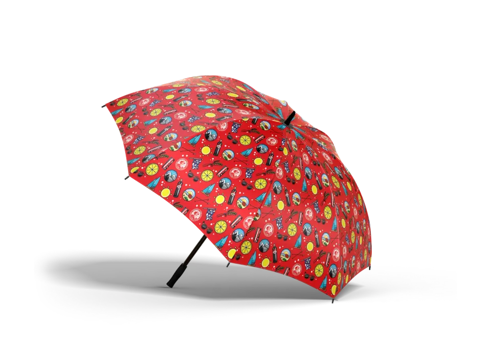 Sonnema Berenburg paraplu rood automatisch 68,5 cm