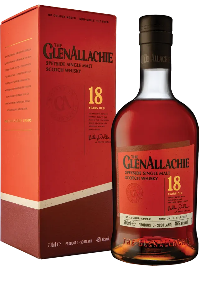 The GlenAllachie 18 Year Old single malt 46% sherry eik