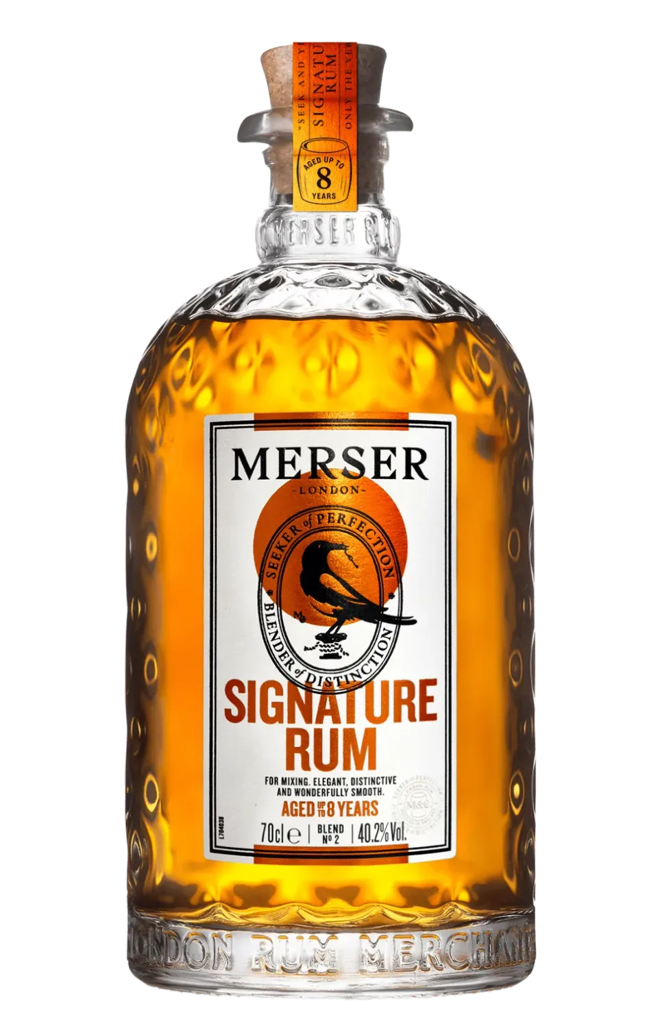 Merser Signature golden rum 8 jaar zacht