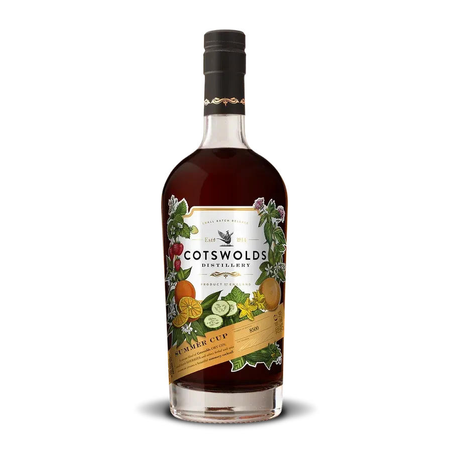 Cotswolds Summer Cup Gin Likeur Fles Fruitig met Sherry