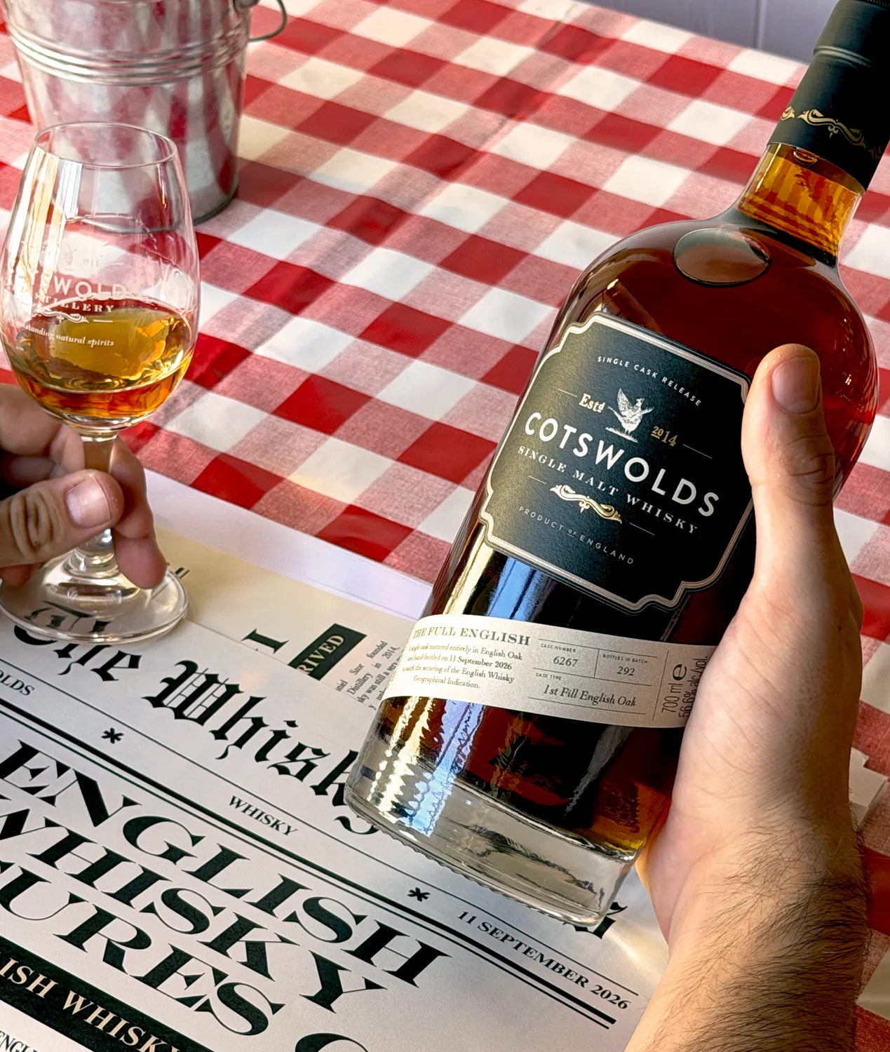 Cotswolds Full English single malt whisky Engelse eik
