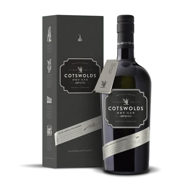 Cotswolds Dry Gin Cadeaudoos voor Fles 70cl Karton
