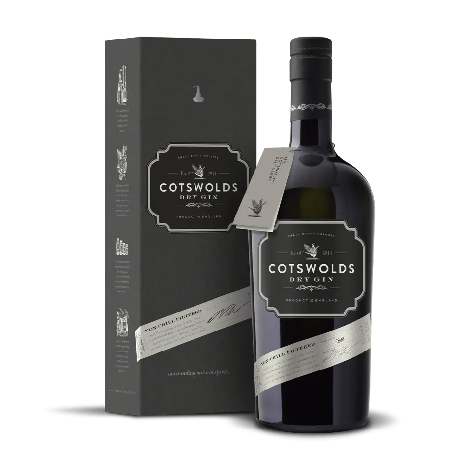 Cotswolds Dry Gin Cadeaudoos voor Fles 70cl Karton