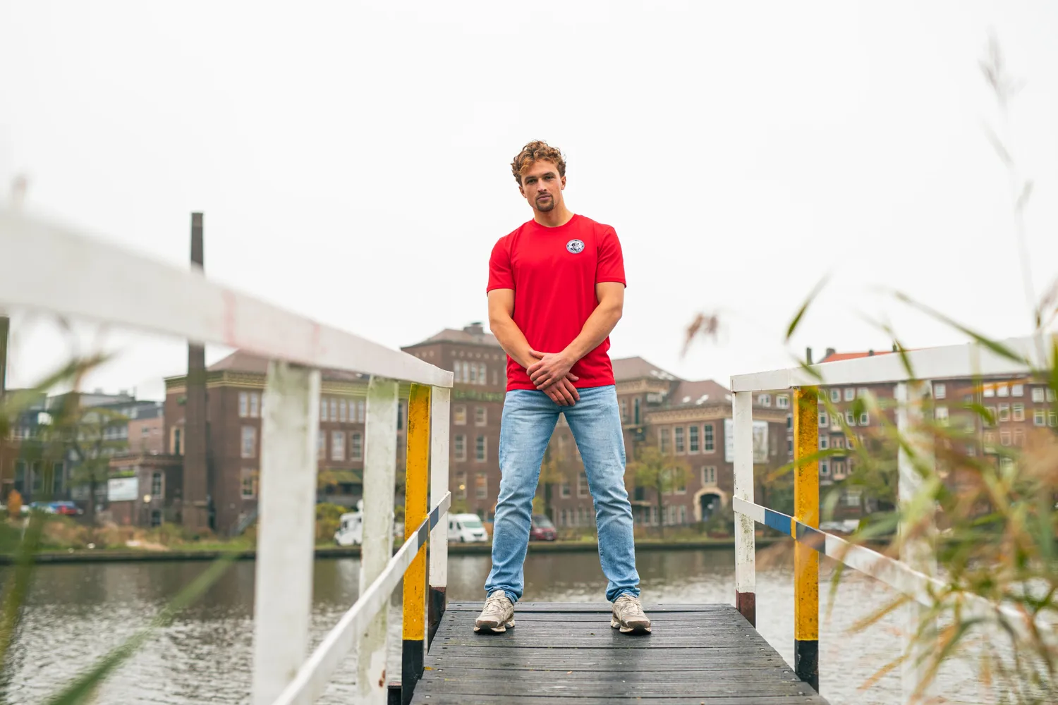 Sonnema Fedde’s Basic Rood T-shirt rood katoen