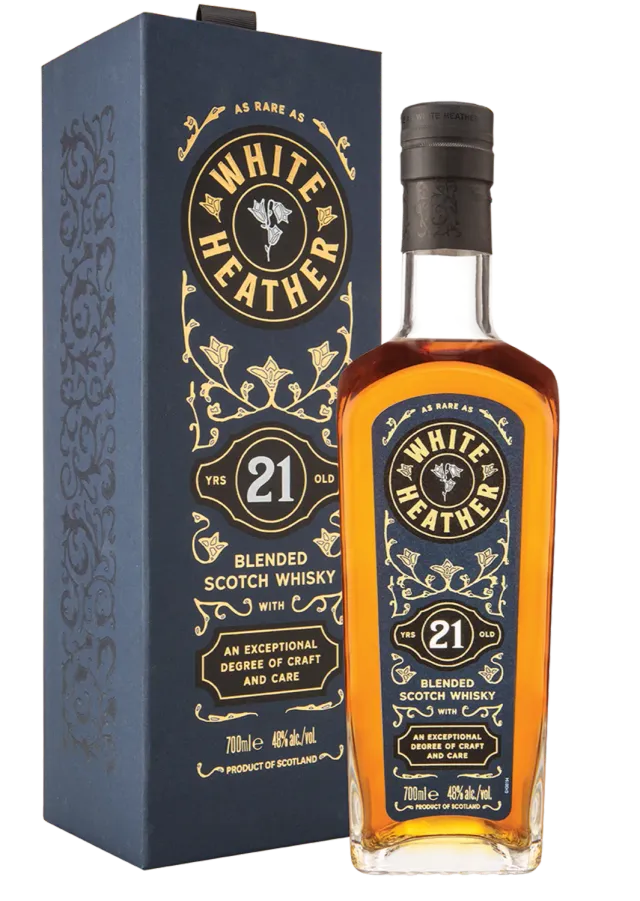 GlenAllachie White Heather 21 Year Old whisky 48% rokerig