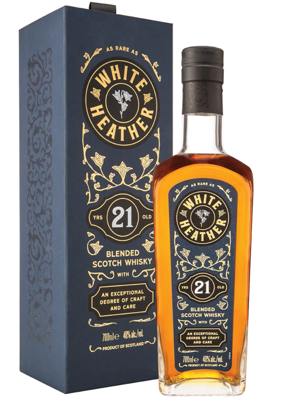 GlenAllachie White Heather 21 Year Old whisky 48% rokerig