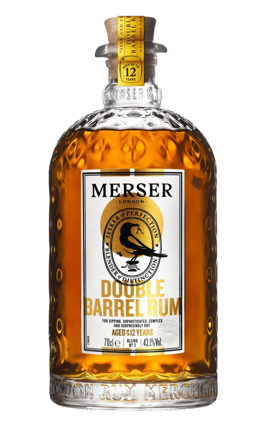Merser Double Barrel rum 12 jaar vatgerijpt