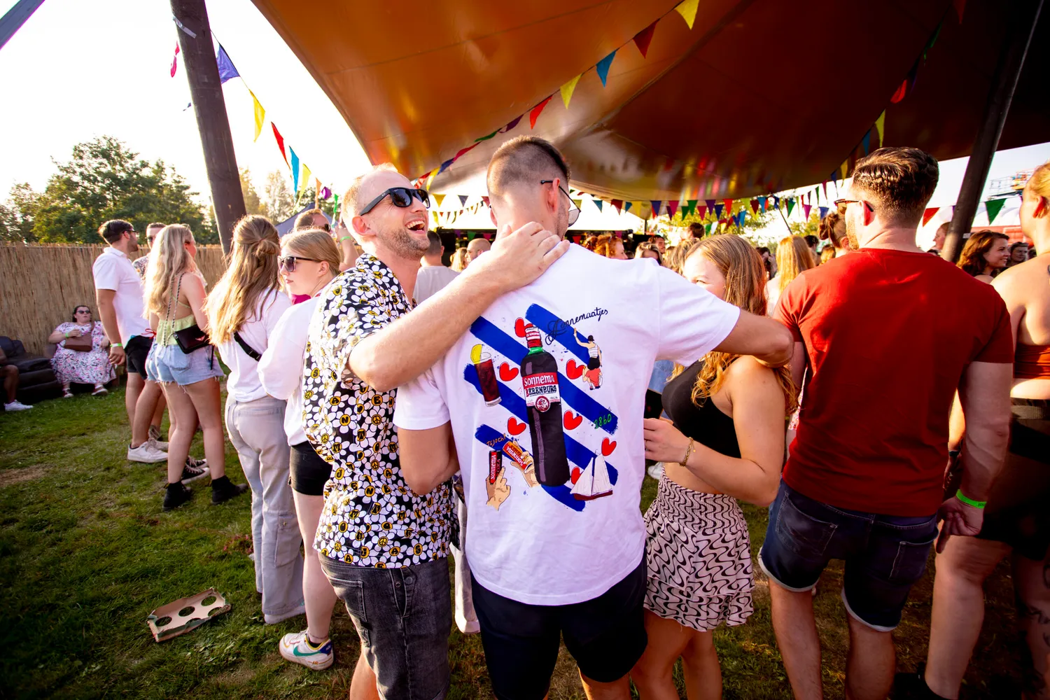 Sonnema Berenburg Fryske Shirt wit Friese vlag