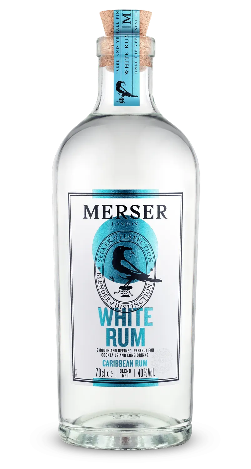 Merser White rum ongerijpt tropisch fruit