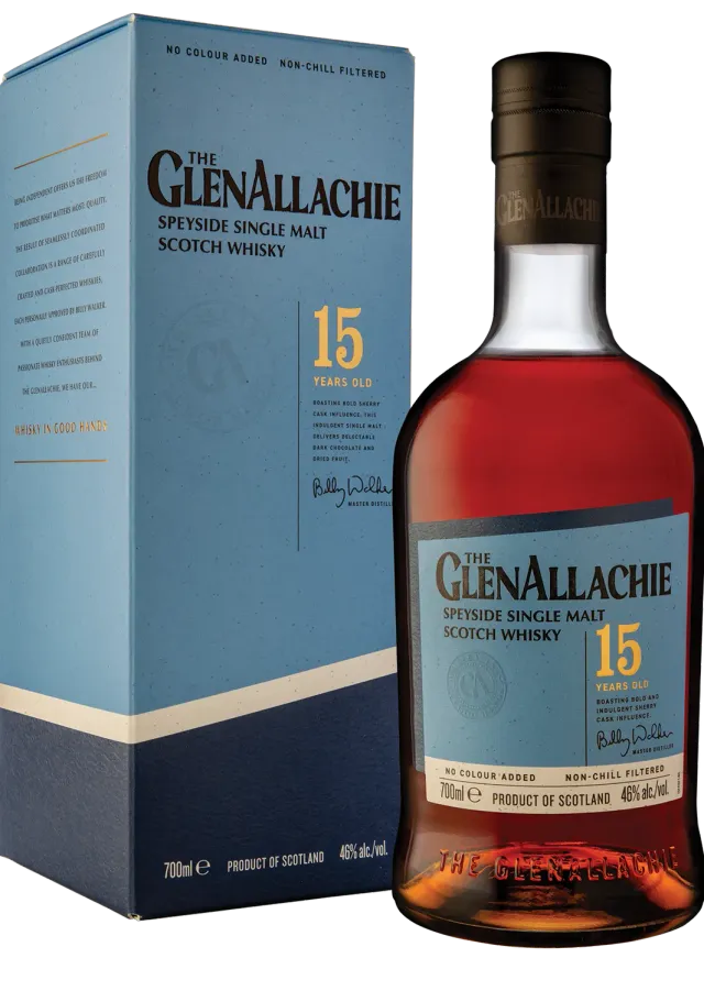 GlenAllachie 15 Year Old whisky sherryvat 46%