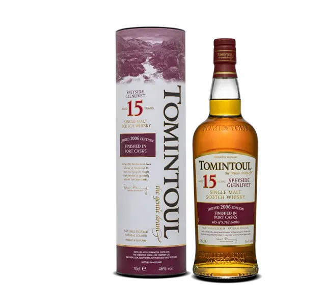 Tomintoul 15 Years Old 2006 Port Cask Finish whisky portvat