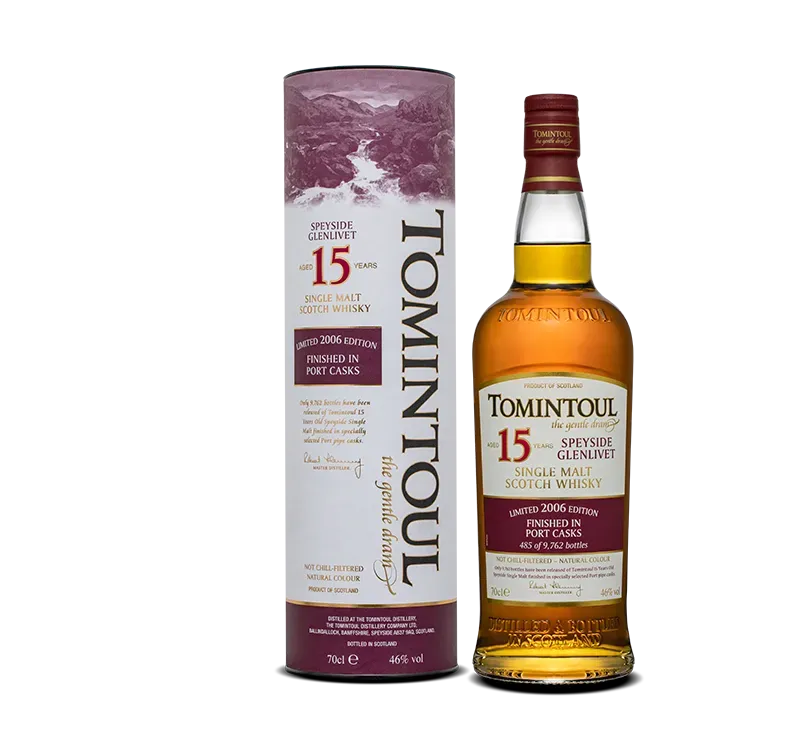 Tomintoul 15 Years Old 2006 Port Cask Finish whisky portvat