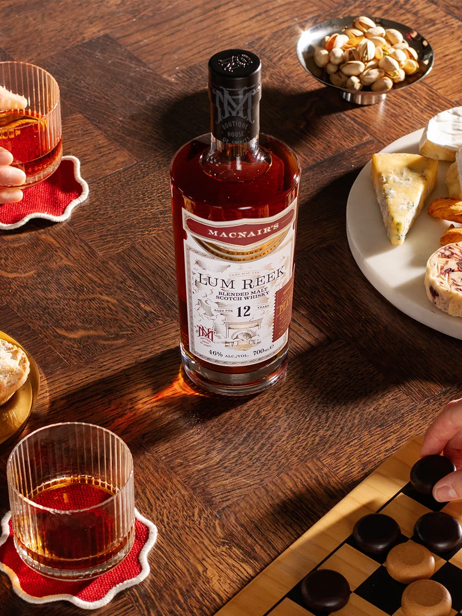 MacNair's Lum Reek 12 Year Old blended malt 46% turf
