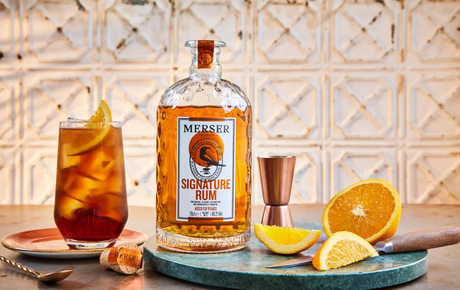 Merser Signature golden rum 8 jaar zacht