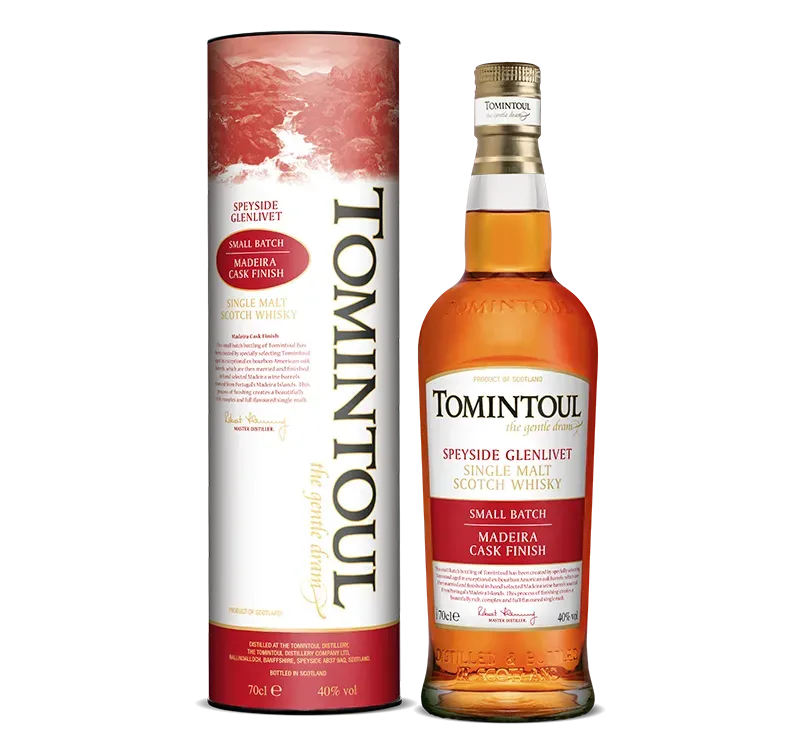 Tomintoul Madeira Wine Cask Finish whisky 70cl vijg