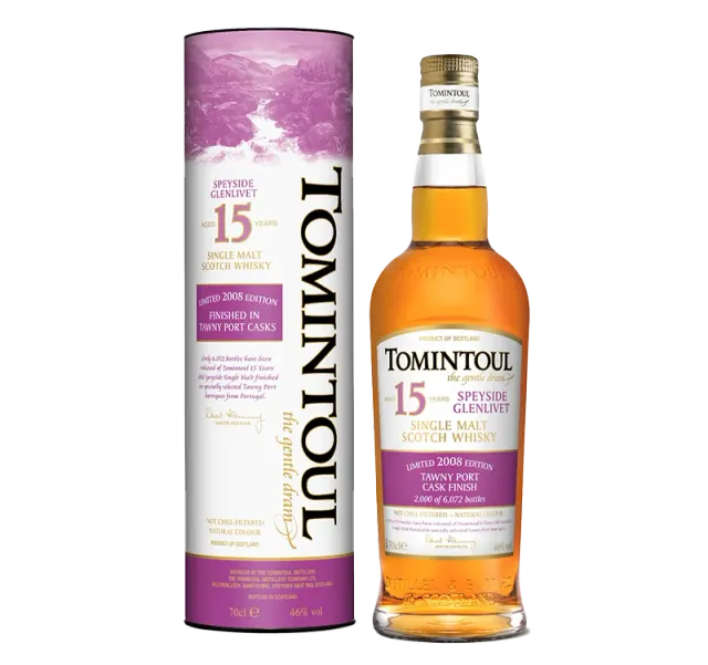 Tomintoul 15 Years Old 2008 Tawny Port Cask Finish whisky