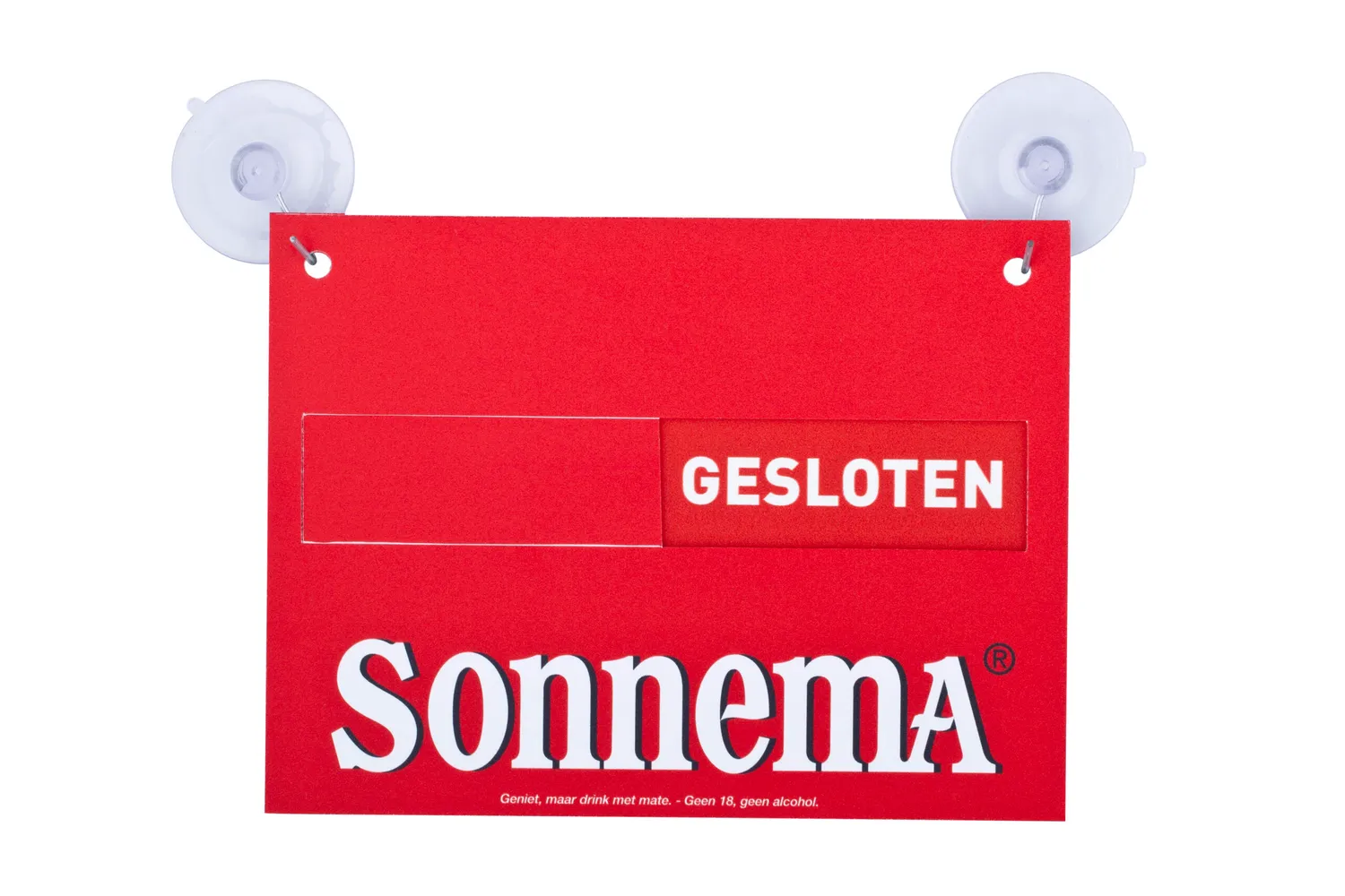 Sonnema Open Gesloten bordje voor bar