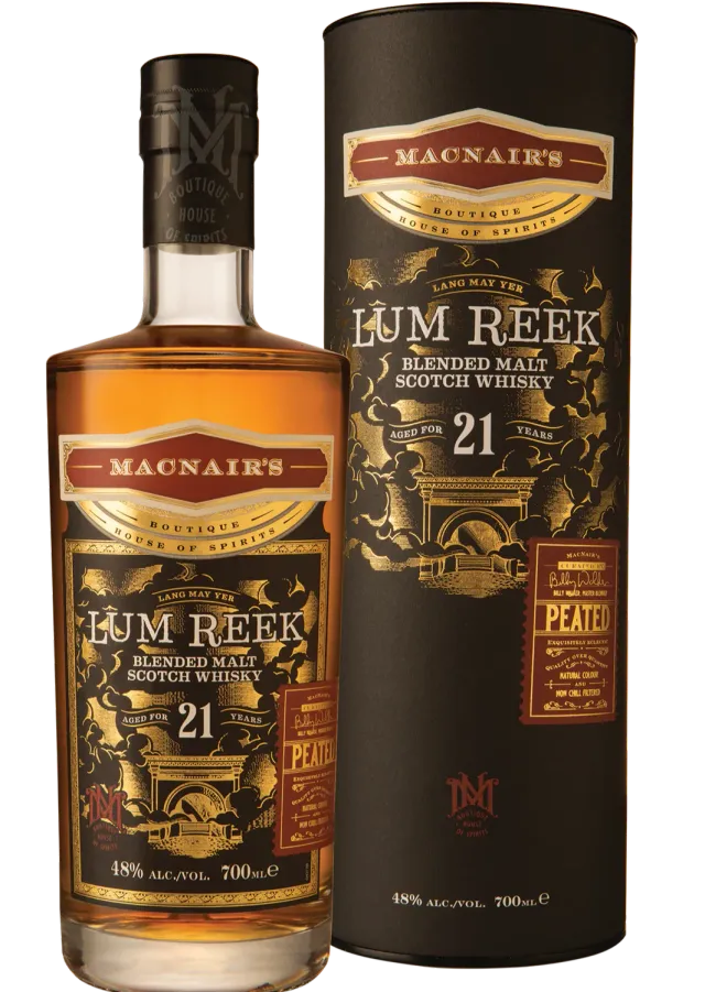 MacNair Lum Reek 21 jaar blended malt whisky Islay Speyside