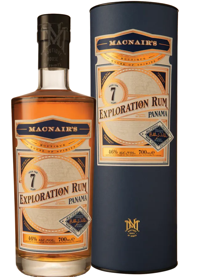MacNair's Exploration Panama 7 Year Old rum 46% tropisch