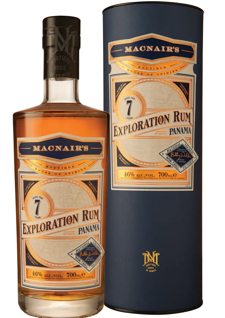 MacNair's Exploration Panama 7 Year Old rum 46% tropisch