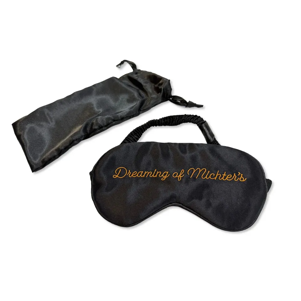 Michter's Sleep Mask slaapmasker 100% zijde zwart