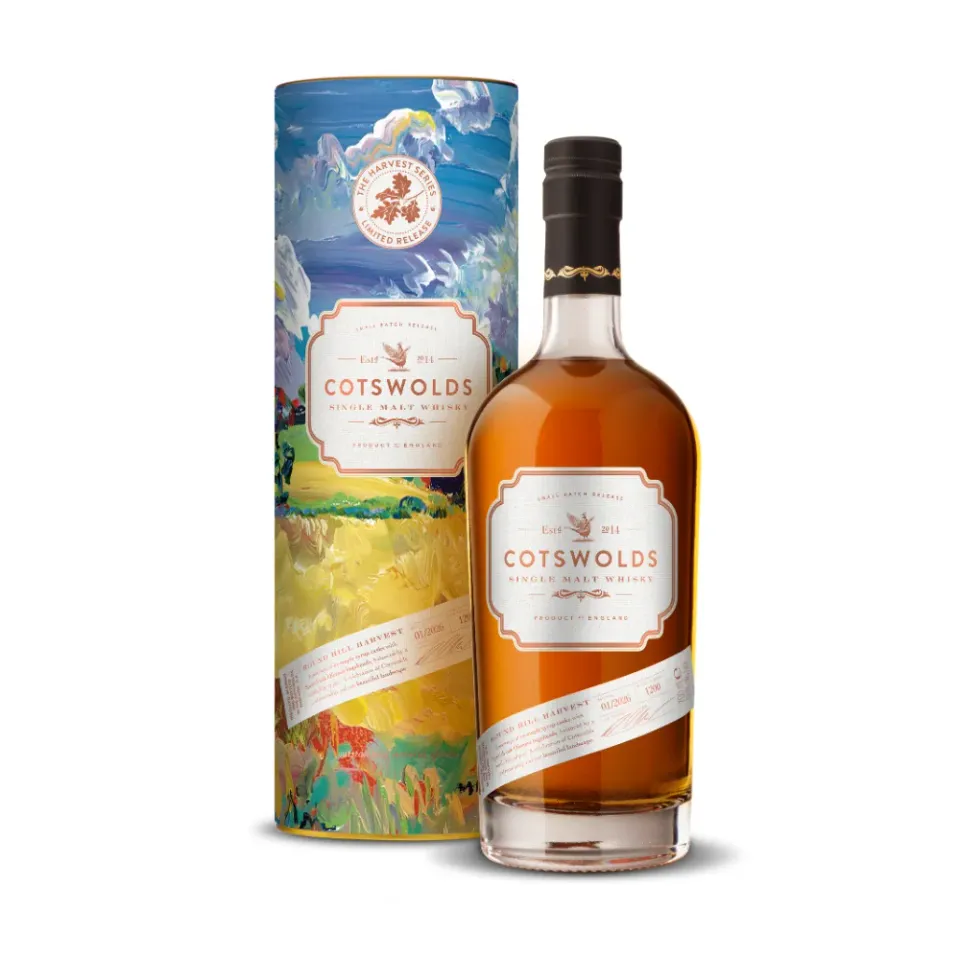 Cotswolds Harvest Round Hill whisky limited maple peat