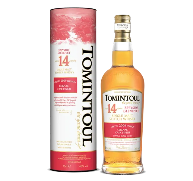 Tomintoul 14 Years Old 2009 Cognac Cask Finish whisky