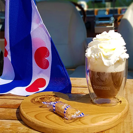 Sonnema Fryske Koffie Glas Set 25cl met blad